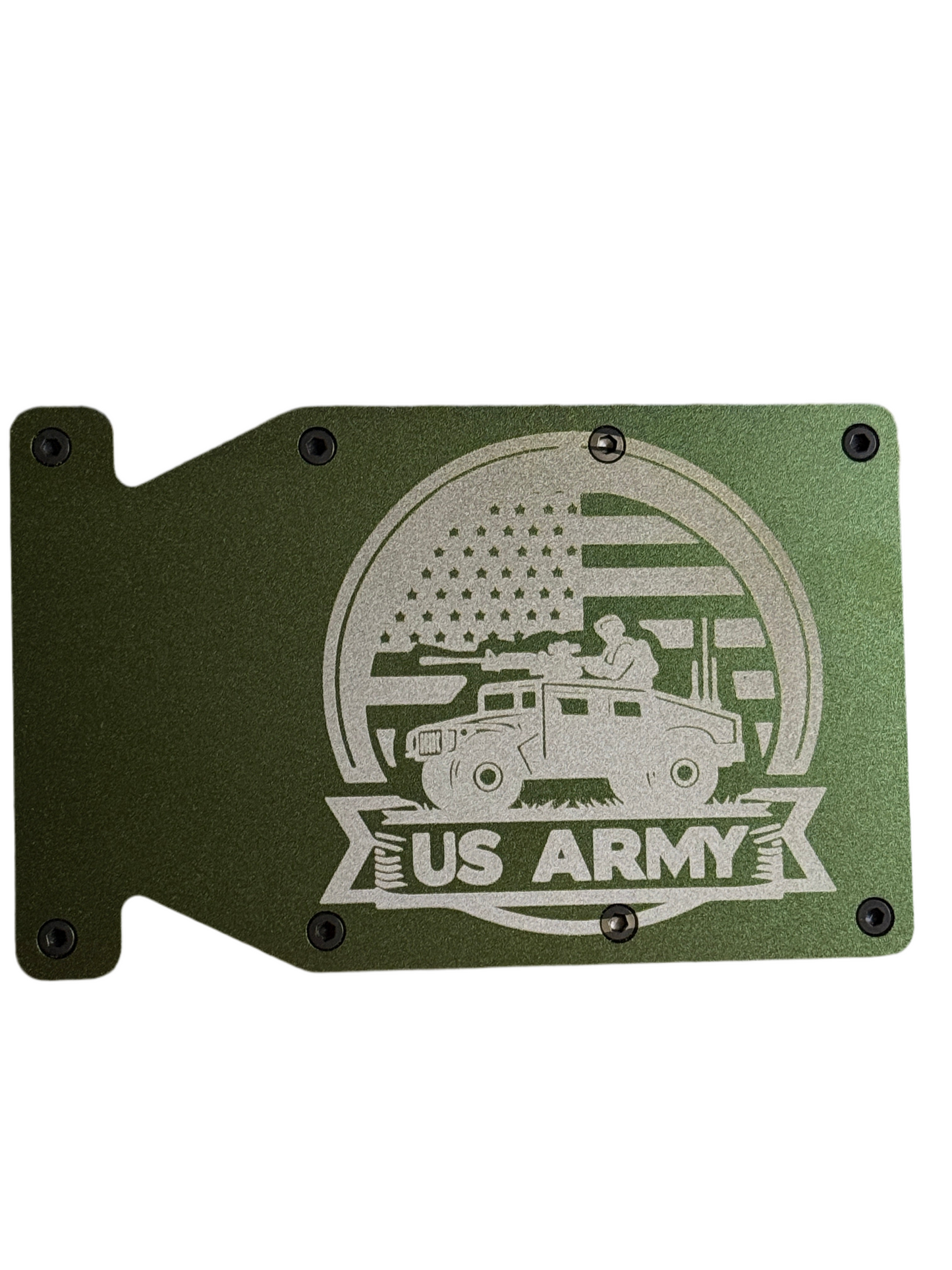 Custom Aluminum Minimalist Wallet RFID Blocking With Money Clip