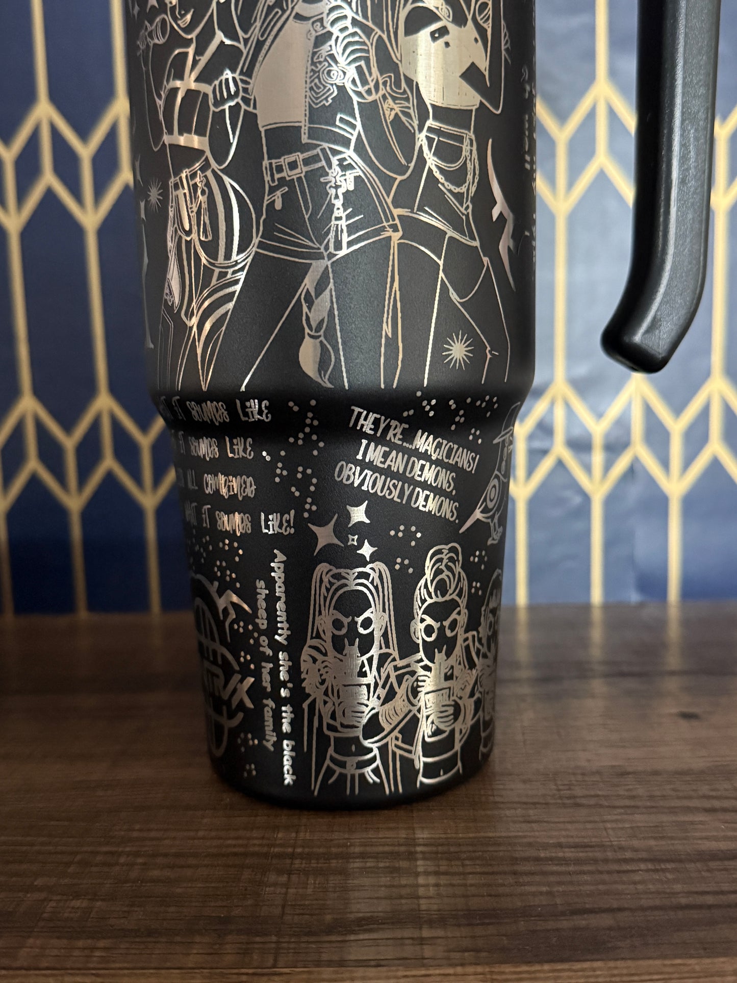 K-Pop Demon Hunters 30 Ounce Tumbler w/ Straw Multiple Colors Available