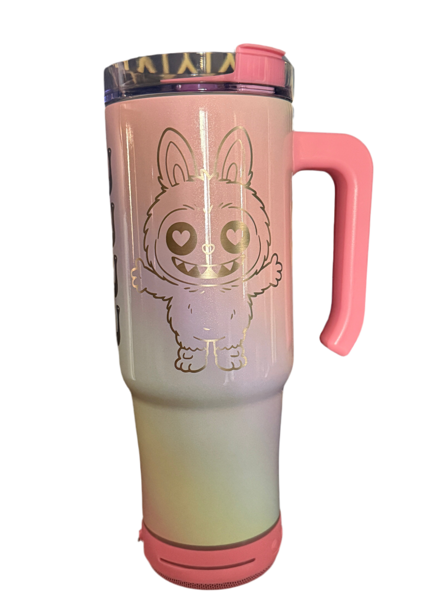 Labubu 30oz. Tumbler Speaker w/ charger,straw, and regular base