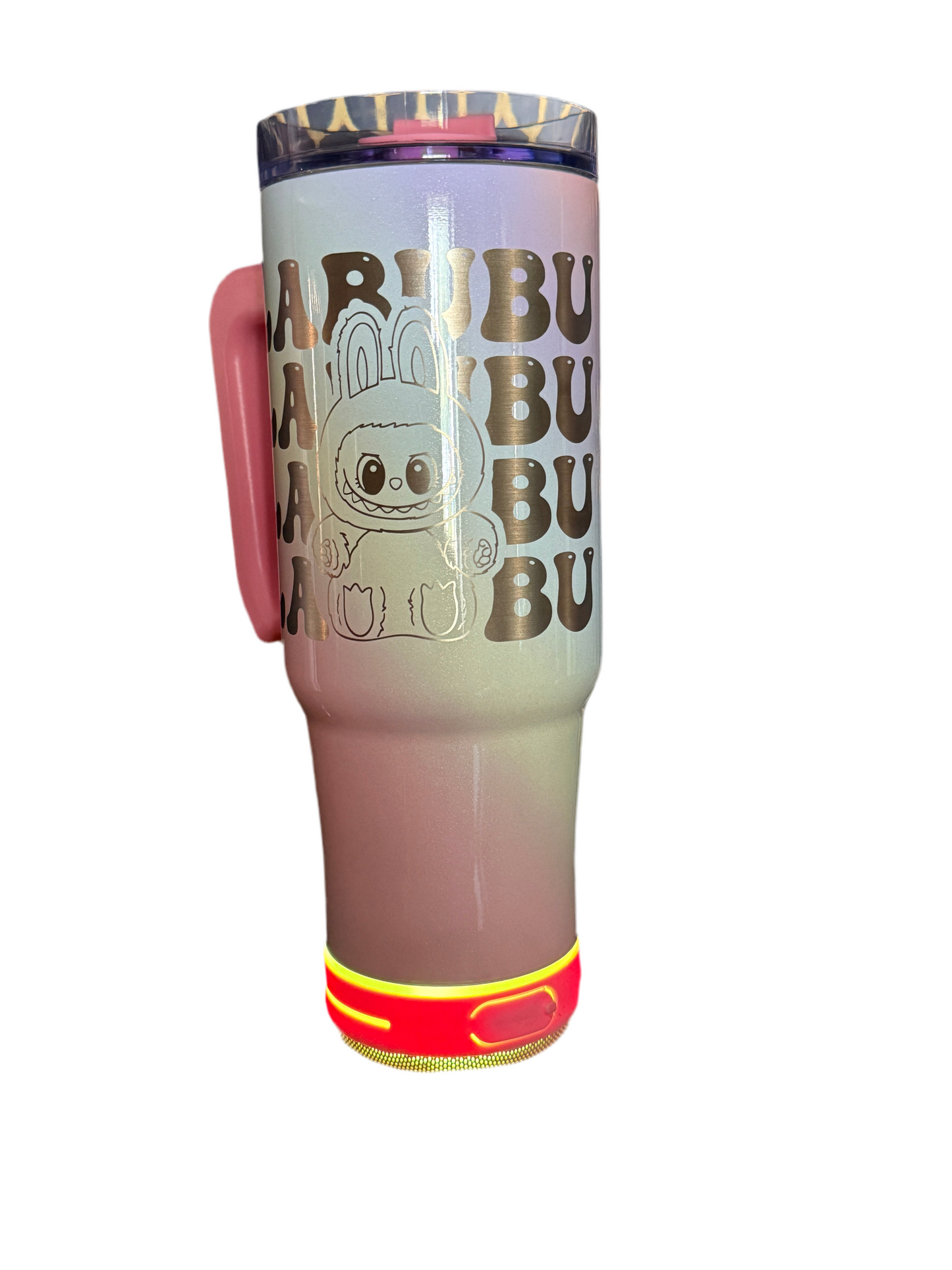 Labubu 30oz. Tumbler Speaker w/ charger,straw, and regular base