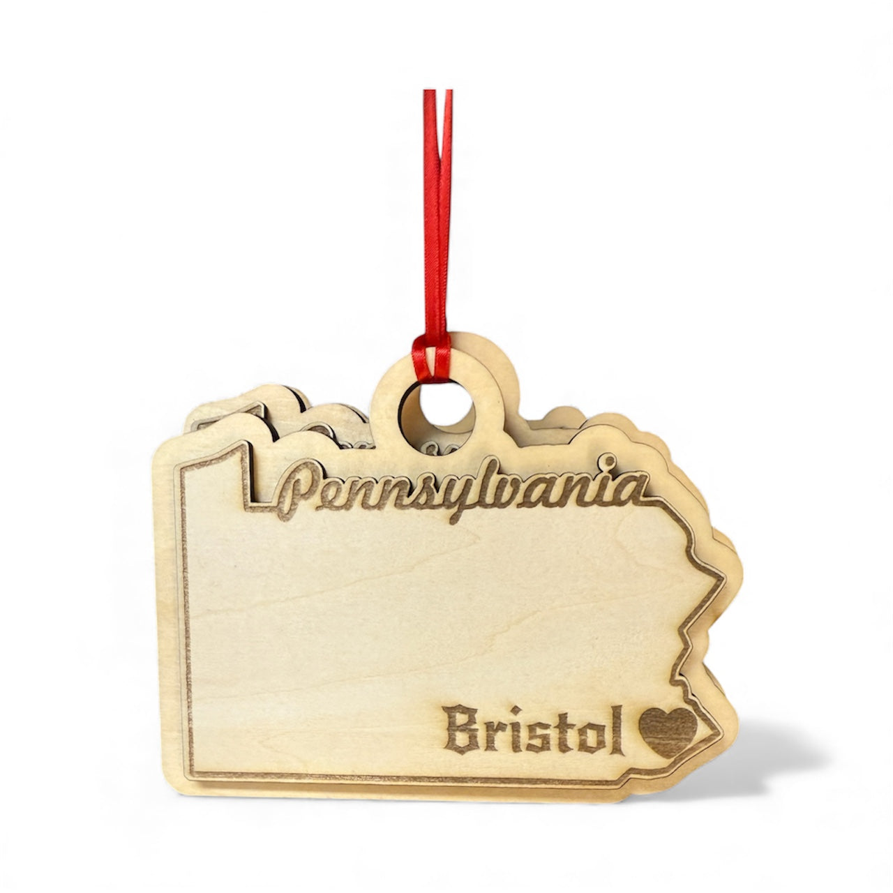 Bristol wood ornament