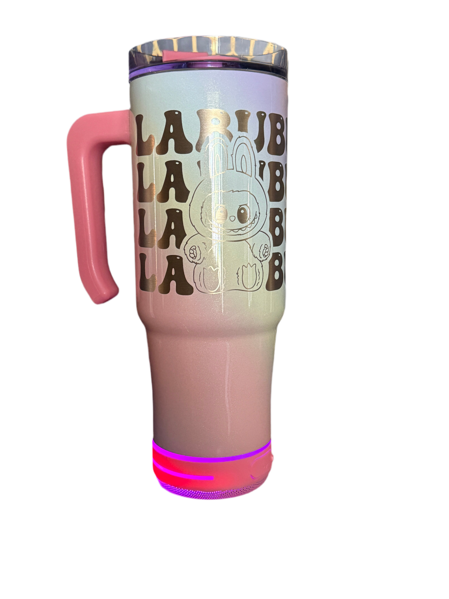 Labubu 30oz. Tumbler Speaker w/ charger,straw, and regular base
