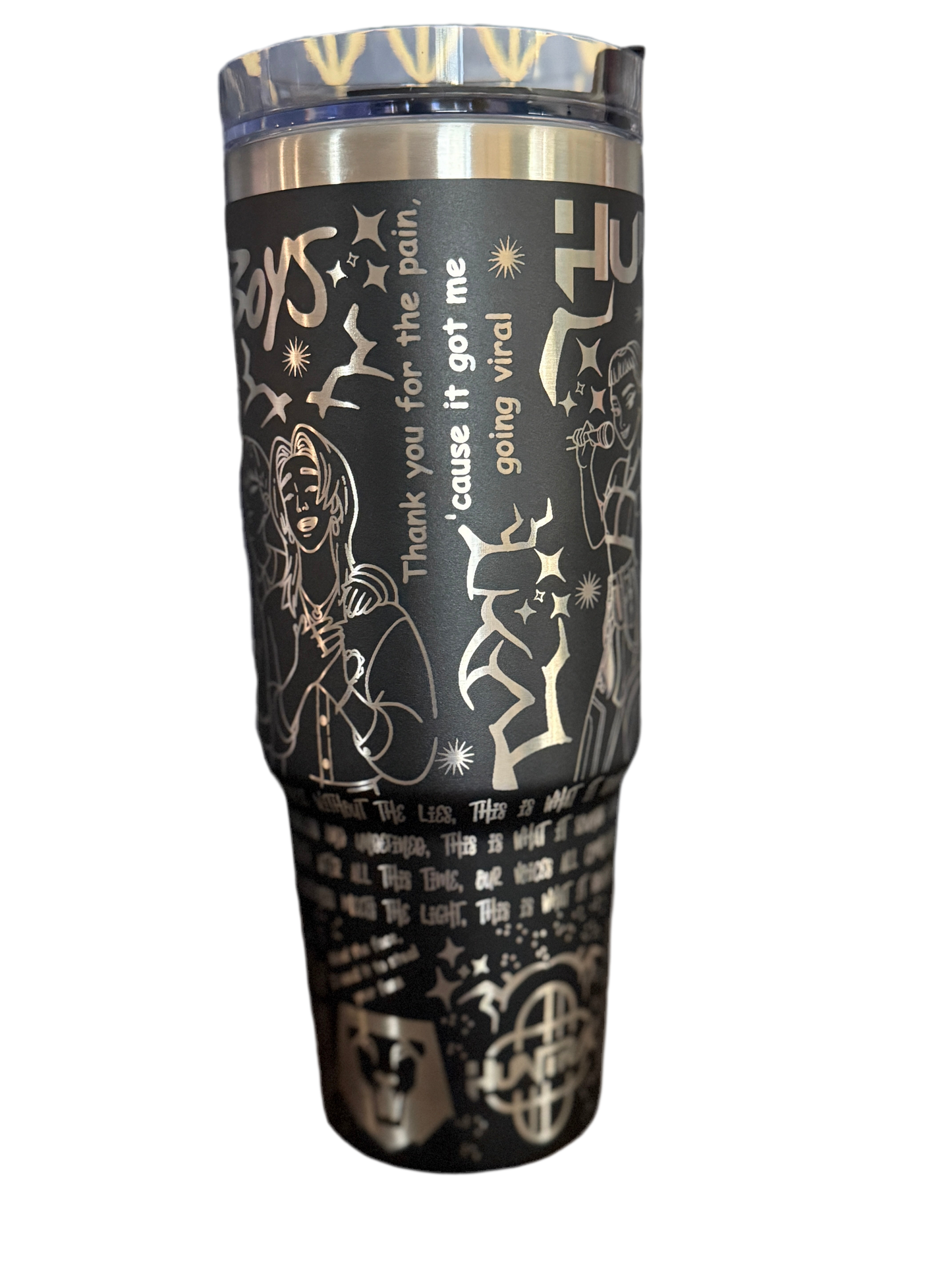 K-Pop Demon Hunters 30 Ounce Tumbler w/ Straw Multiple Colors Available