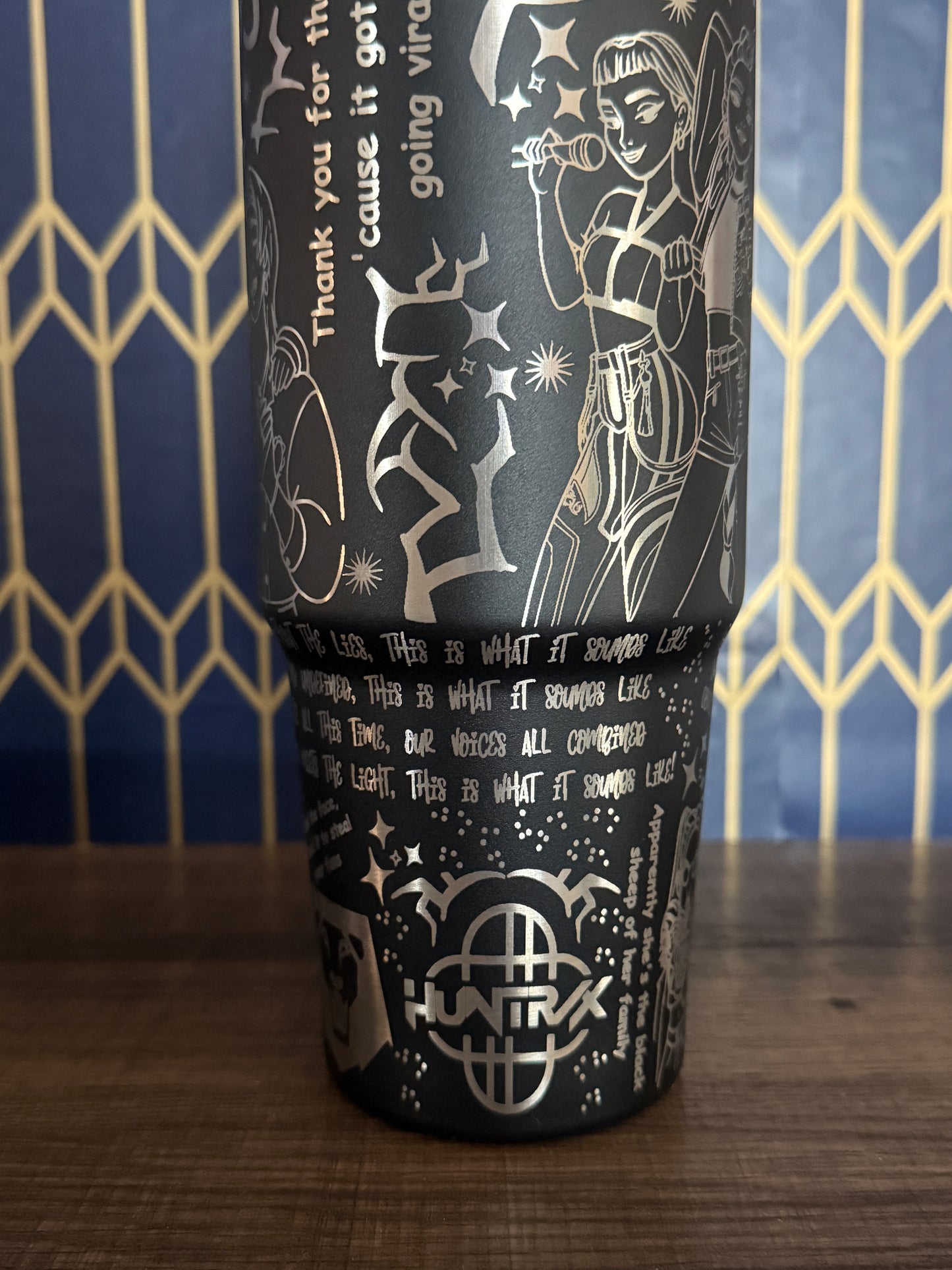 K-Pop Demon Hunters 30 Ounce Tumbler w/ Straw  Multiple Colors Available