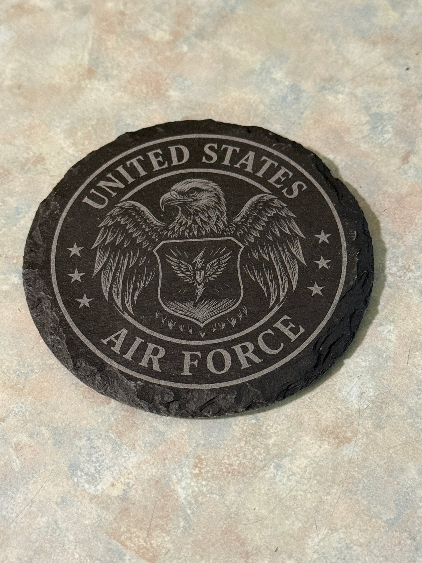 Air Force Slate Drinking Coaster