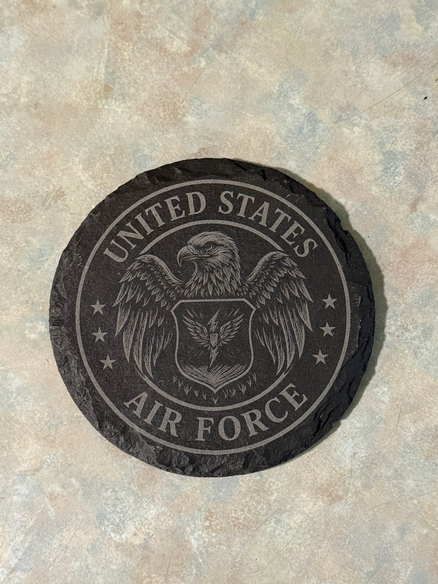 Air Force Slate Drinking Coaster