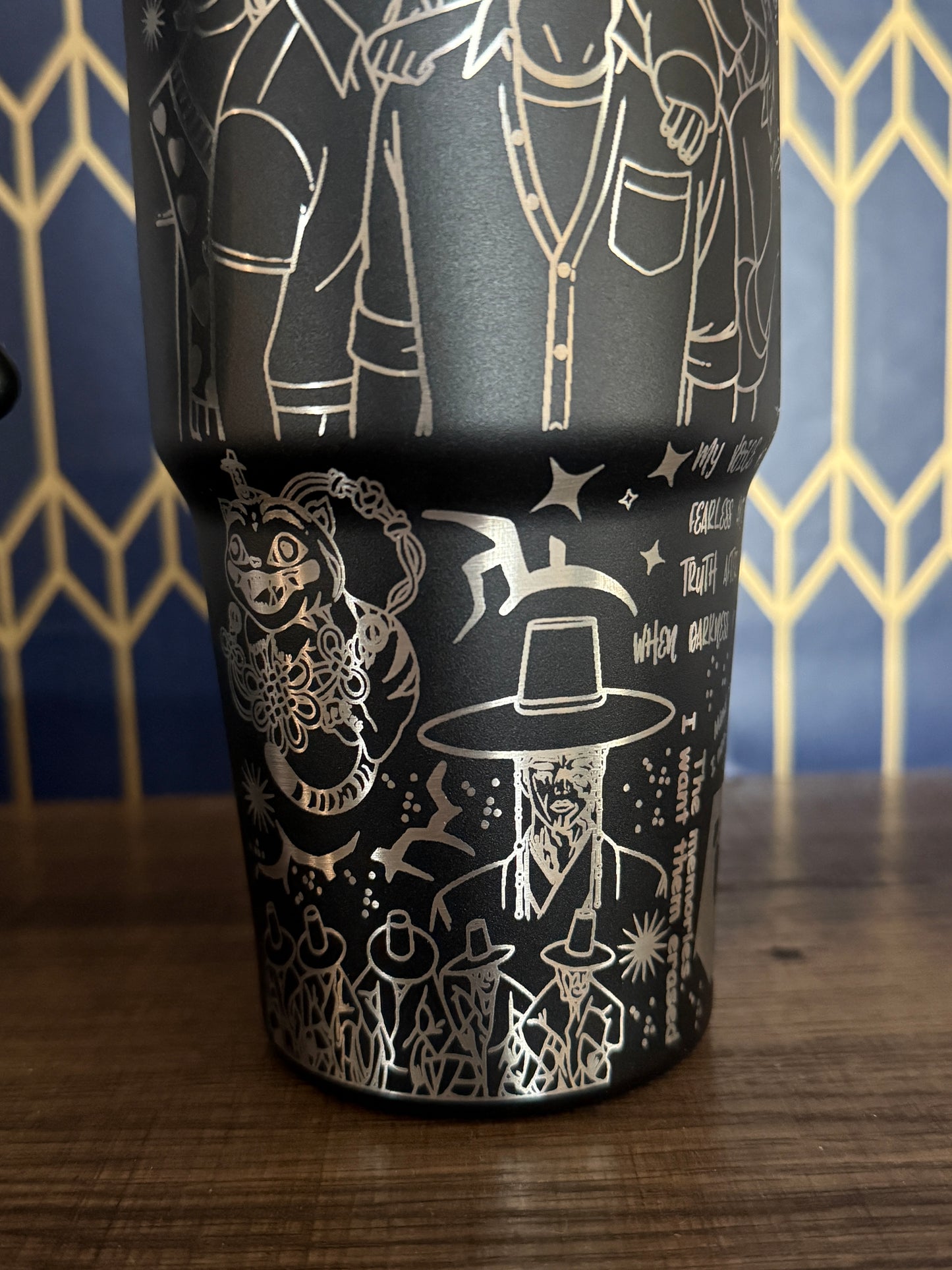 K-Pop Demon Hunters 30 Ounce Tumbler w/ Straw  Multiple Colors Available