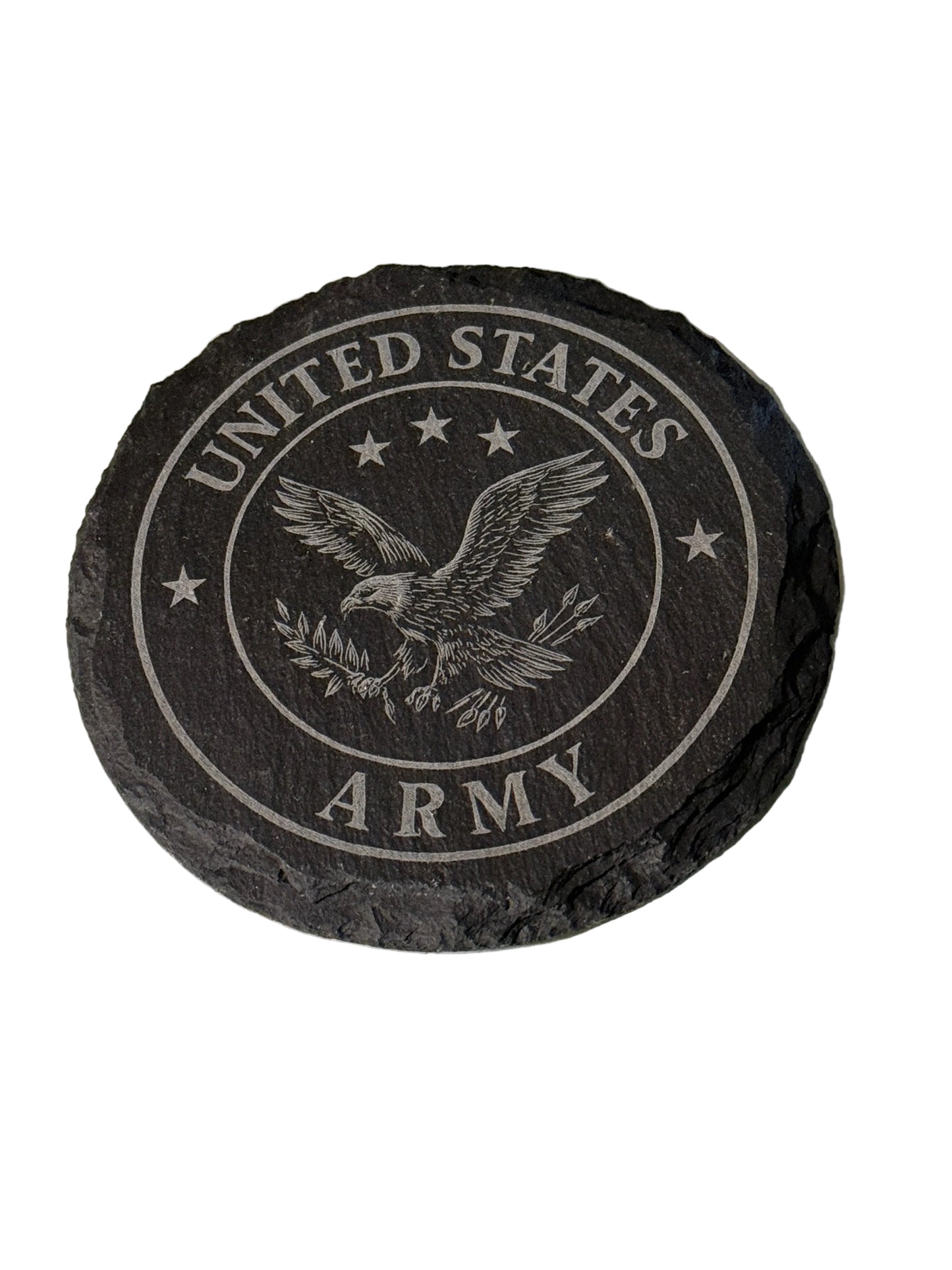 US Army Slate Drinking Coaster