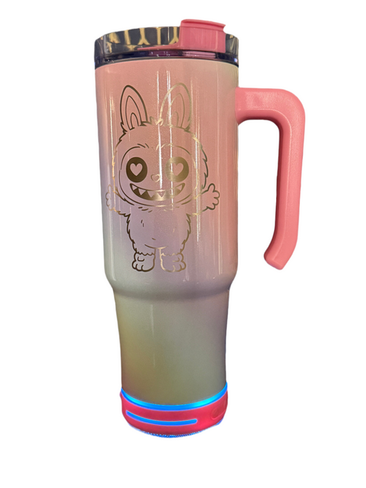 Labubu 30oz. Tumbler Speaker w/ charger,straw, and regular base