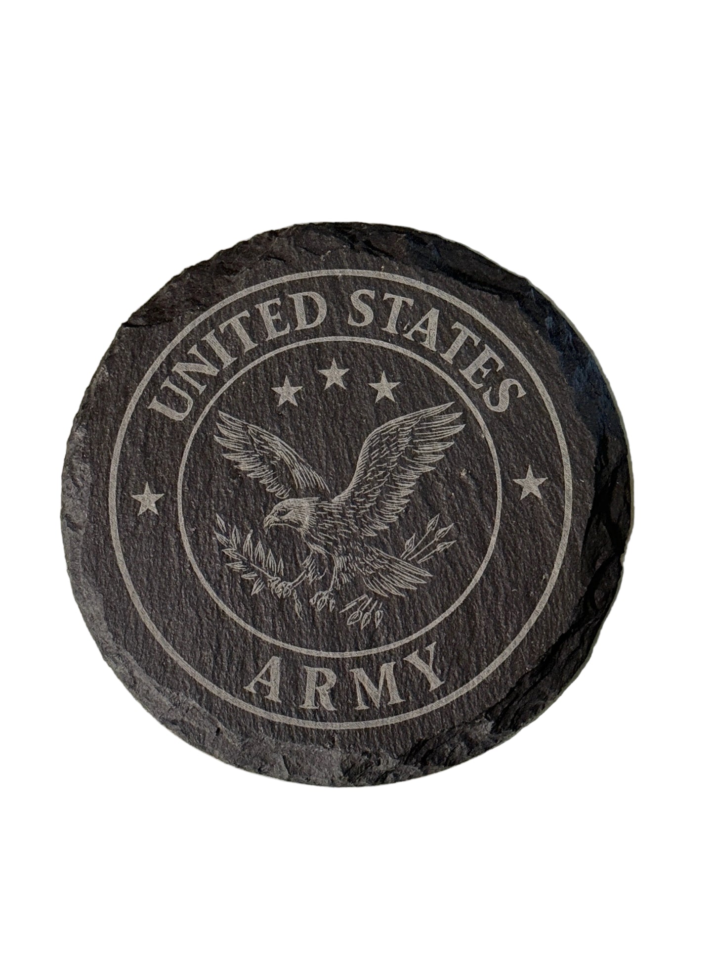 US Army Slate Drinking Coaster