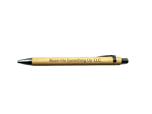 Custom Bamboo Pens Engraved